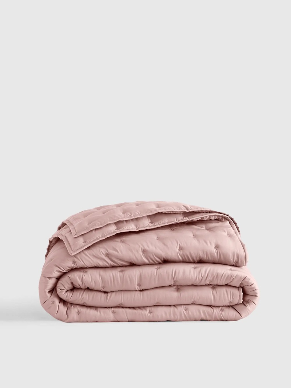 NEW QUINCE Bamboo Dream Quilt FIG color KING / CAL King $184